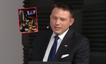 Oglądał rozmowę z Trzaskowskim w knajpie Mentzena. Minister pokazał nagranie