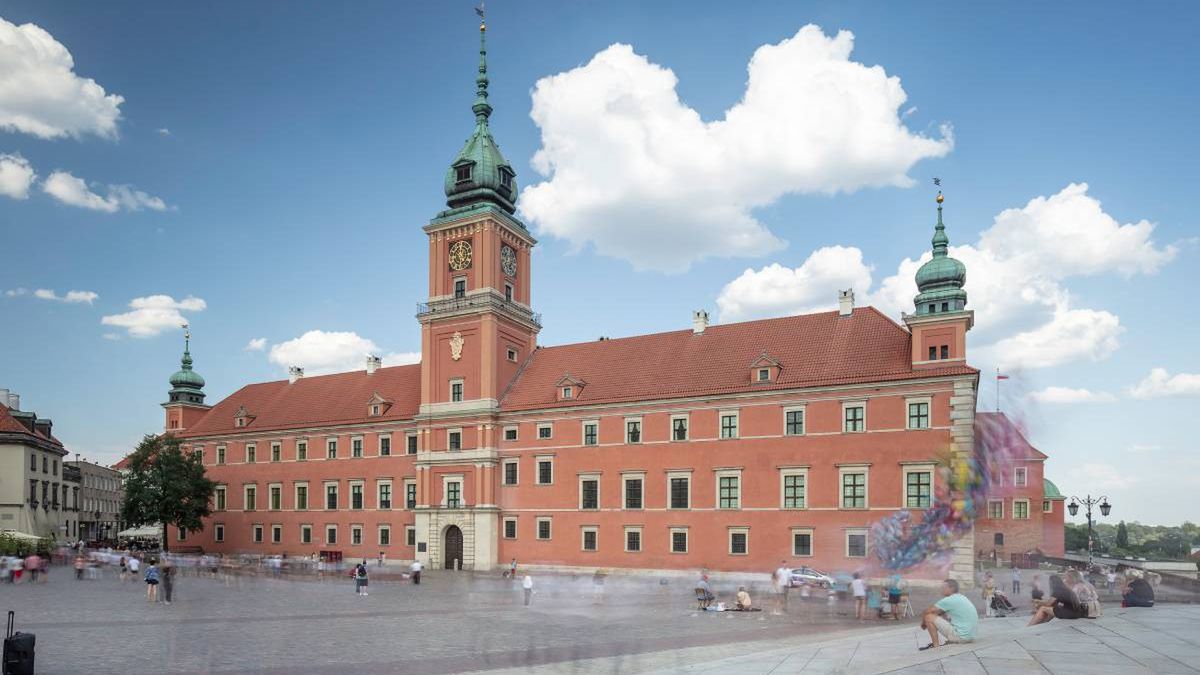 Rynek starego miasta w Warszawie