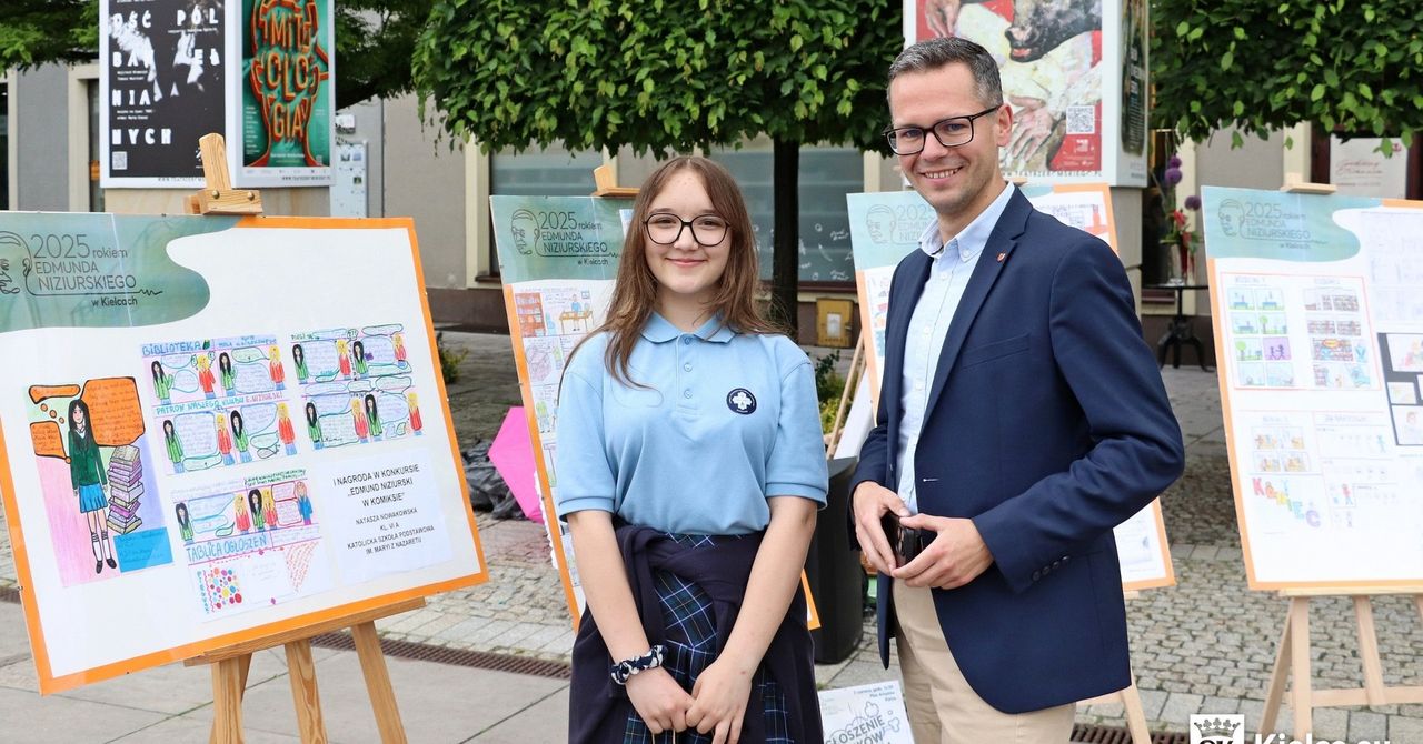 Kielecka młodzież oddała hołd Edmundowi Niziurskiemu. Zwycięzcy konkursu komiksowego wyłonieni w stulecie urodzin pisarza