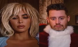 Kim Kardashian szokuje świątecznym klipem z Macaulayem Culkinem. Internauci doszukują się satanistycznej symboliki