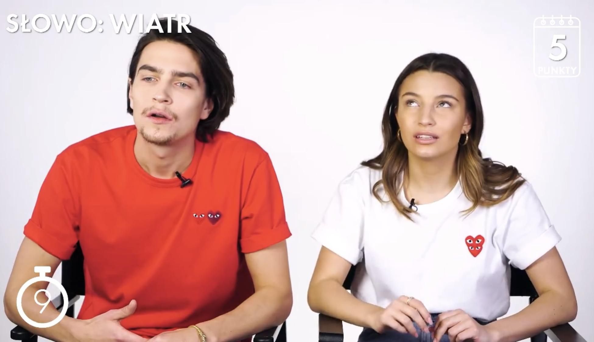 Julia Wieniawa i Nikodem Rozbicki w programie ELLE