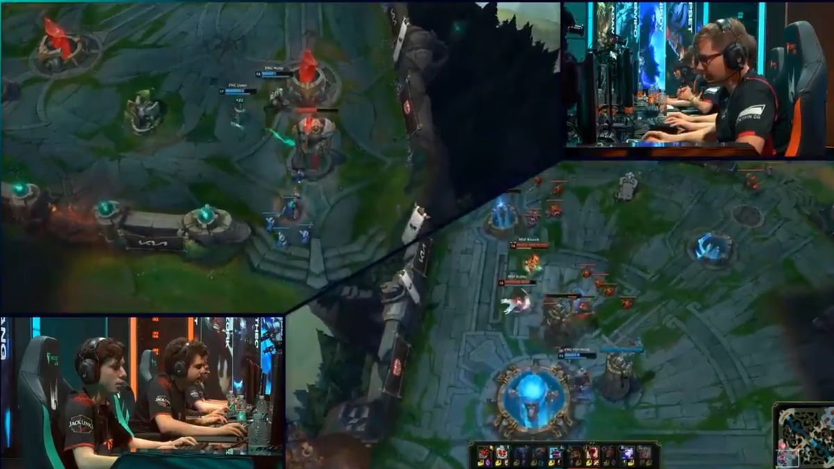 Twitter / @LEC / Na zdjęciu: base race Misfits i Fnatic