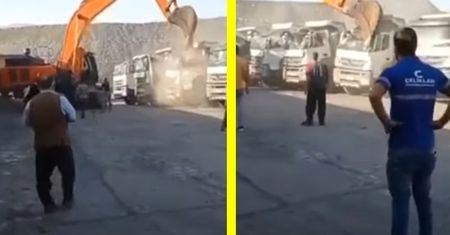 Operator koparki nie dostał pensji. Tak się zemścił na pracodawcy