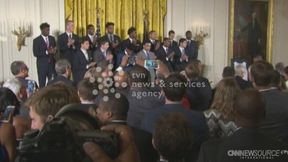 Mike Krzyzewski i jego Duke Blue Devils w odwiedzinach u Baracka Obamy