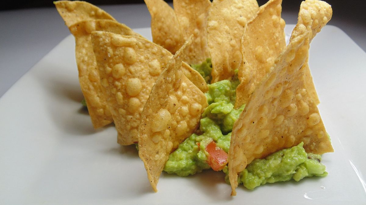 Nachos light (pieczone z mniejszą ilością oleju)