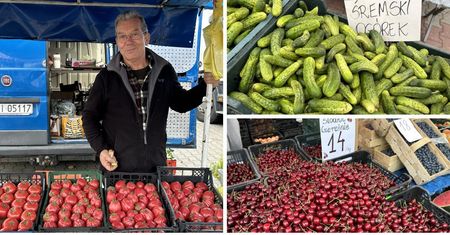Warzywa i owoce na targowisku w Wieluniu. Co i za ile można tu kupić pod koniec lipca?