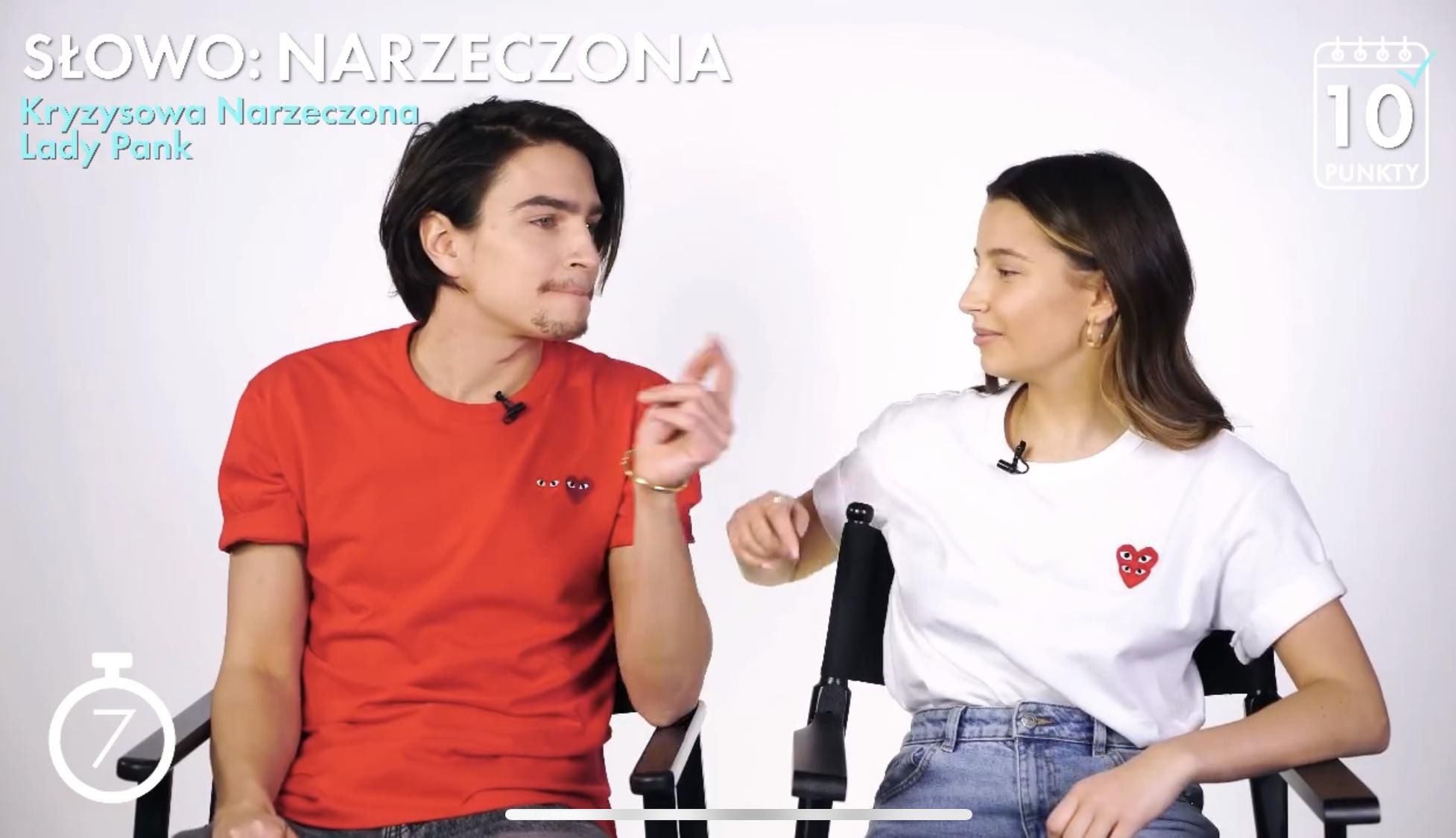 Julia Wieniawa i Nikodem Rozbicki w programie ELLE