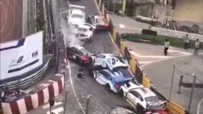 Chaos w Makau. Karambol na torze