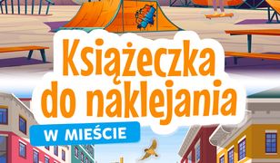 W mieście. Książeczka do naklejania