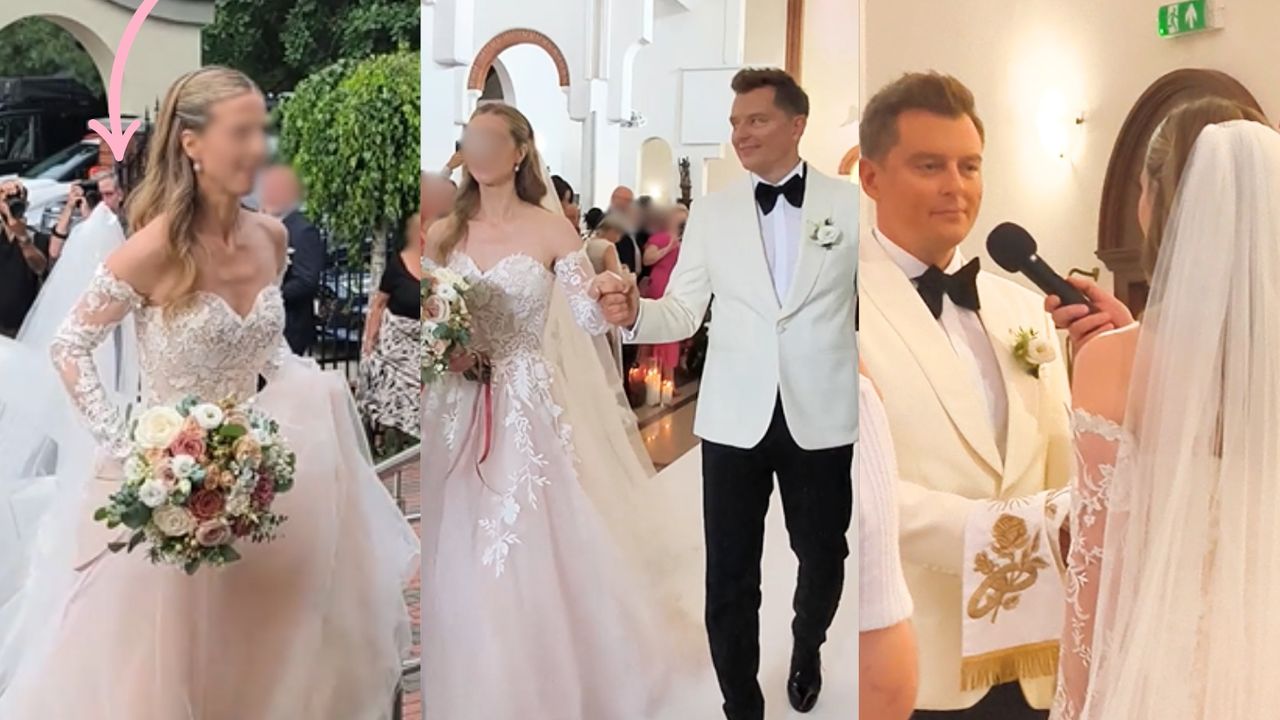 Tak wyglądał ŚLUB Rafała Brzozowskiego i jego ukochanej Heleny: WPADKA Z WELONEM, przysięga przed ołtarzem, sławni goście (WIDEO)