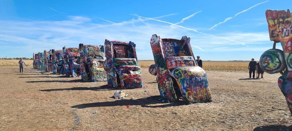 Cadillac Ranch w Teksasie