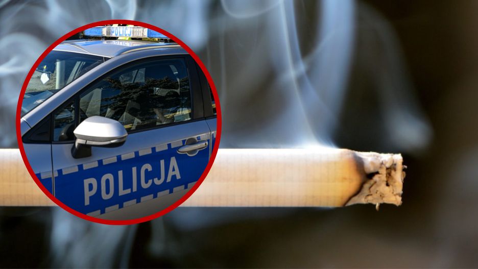Papieros i radiowóz
