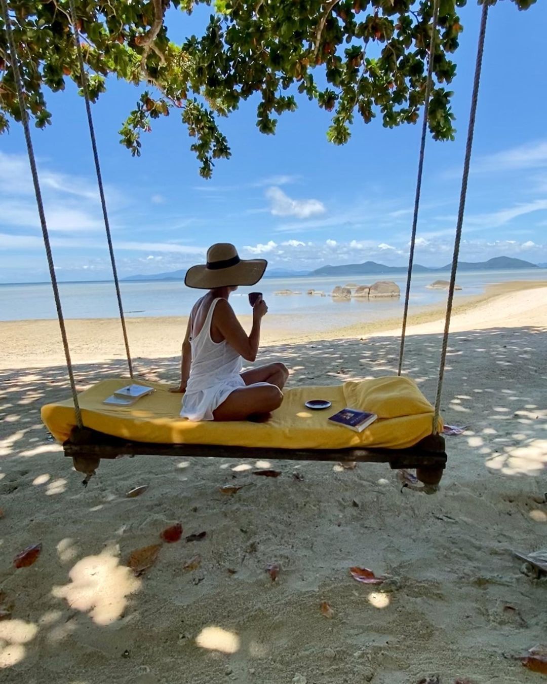 Edyta Górniak na plaży