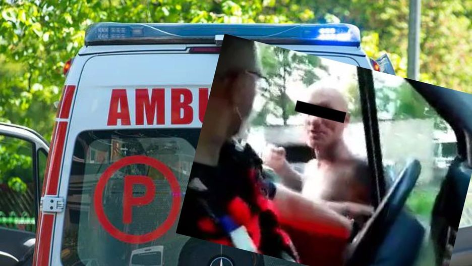 Napad na karetkę w Rudzie Śląskiej