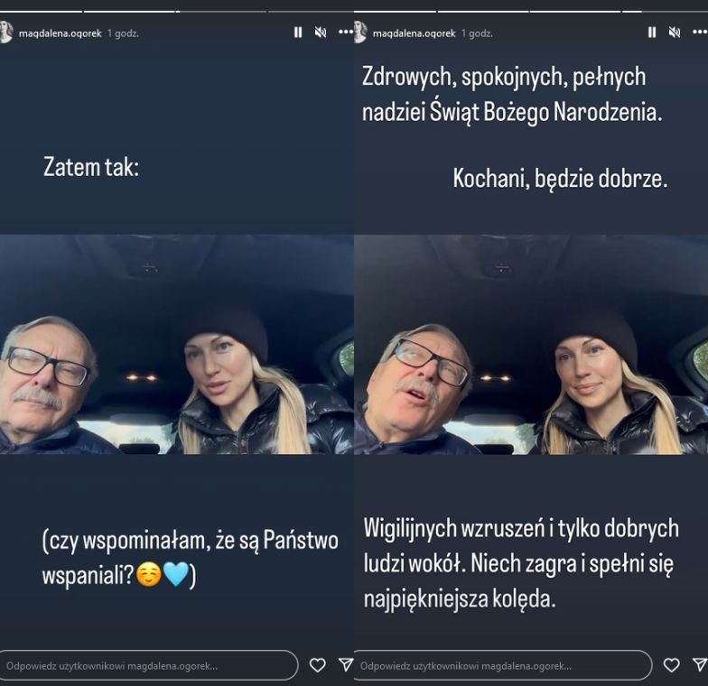 Magdalena Ogórek spotkała się z Marcinem Wolskim