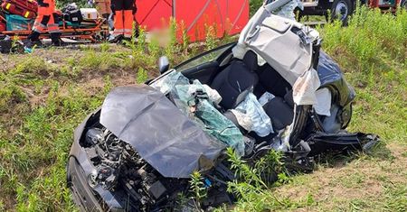 Kierowca zginął na miejscu. Tragedia na trasie Lublin-Warszawa