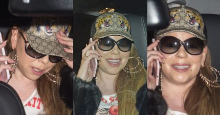 Rozbawiona Mariah Carey zwiedza Berlin w bejsbolówce Gucci