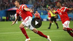 Mundial 2018. Rosja - Egipt: gol Artioma Dziuby na 3:0 (TVP Sport)