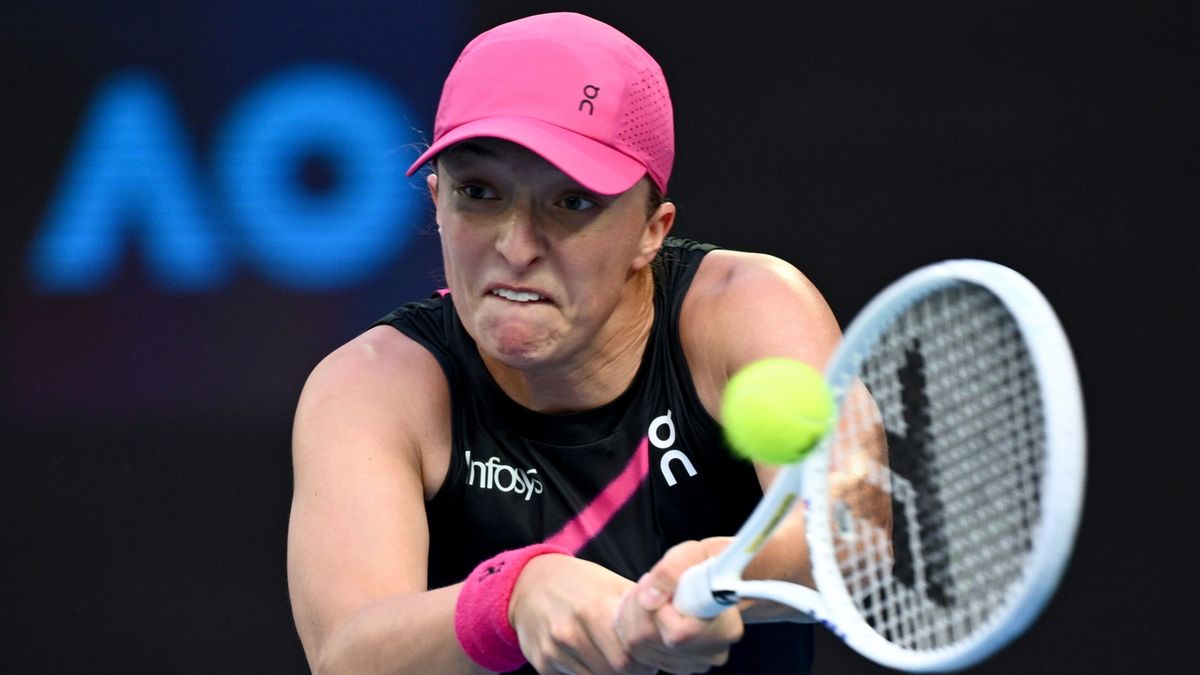 PAP/EPA / JOEL CARRETT / Na zdjęciu: Iga Świątek