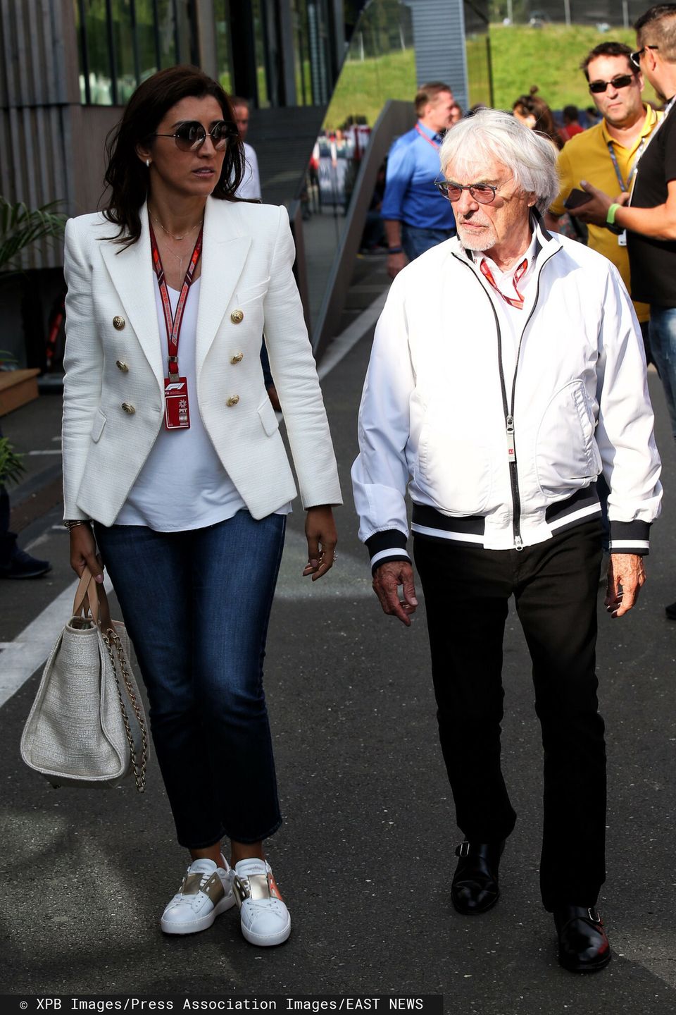 Bernie Ecclestone z żoną