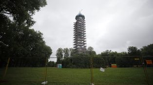 Katowice: Ruszył remont wieży spadochronowej w Parku Kościuszki