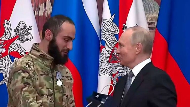 Hayk Gasparyan otrzymał Order Odwagi z rąk Władimira Putina
