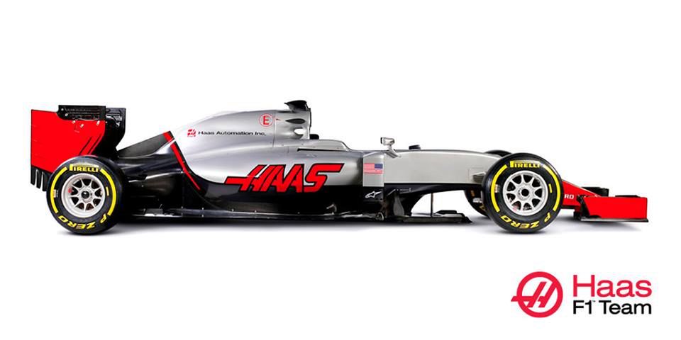 Haas VF-16 – pierwszy bolid w historii tego zespołu