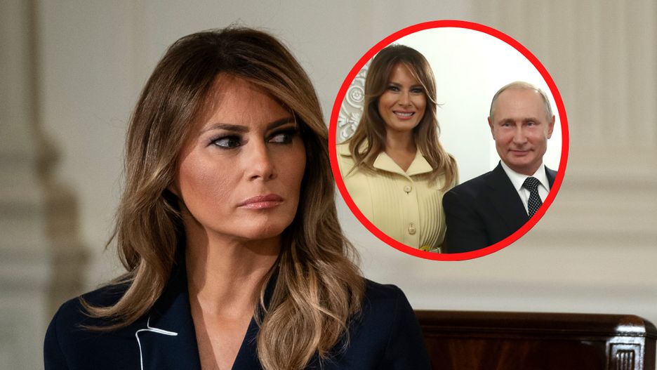 Melania Trump na spotkaniu z Władimirem Putinem. Nagranie stało się hitem sieci 