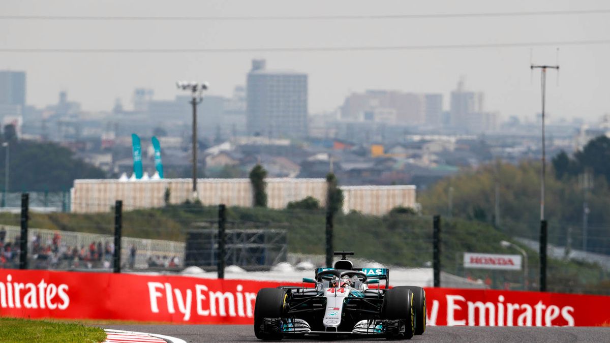 Zdjęcie okładkowe artykułu: Materiały prasowe / Mercedes / Na zdjęciu: Lewis Hamilton na torze w Japonii