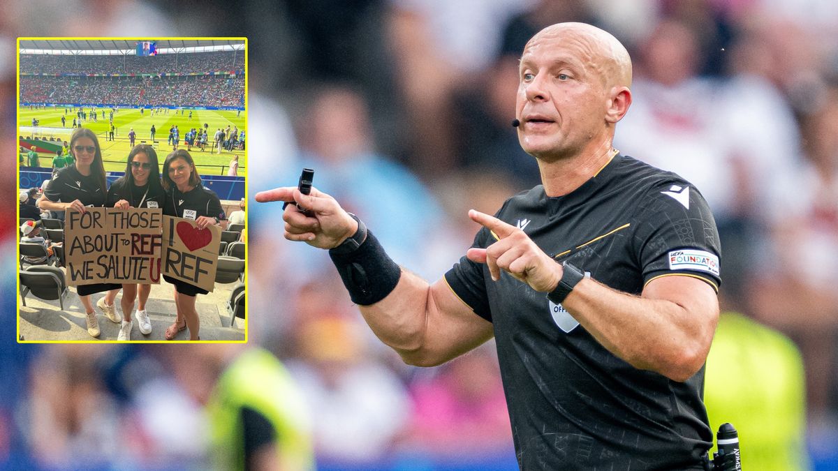 Materiały prasowe / Na głównym zdjęciu: Szymon Marciniak (Mateusz Slodkowski/Getty Images), w ramce: Monika Listkiewicz, Magdalena Marciniak i Sandra Kupsik (Facebook)