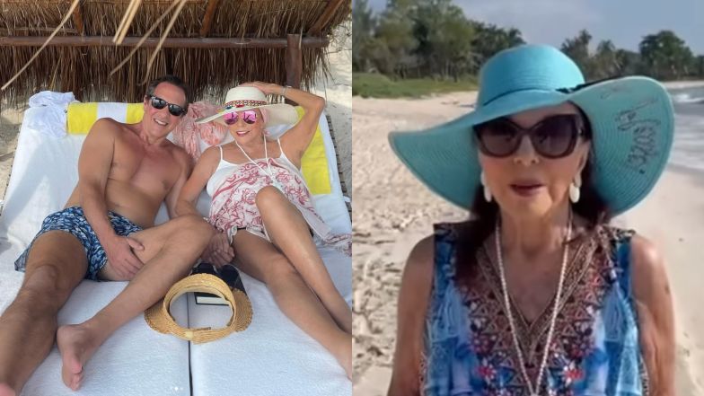 91-letnia Joan Collins w Meksyku
