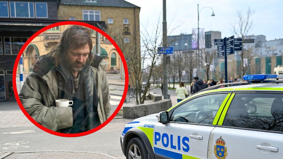 Szwecja. Bezdomny Polak w Malmo. Czy ktoś go rozpoznaje? (Kolaż WP, Fot: Björn Larsson Rosvall)