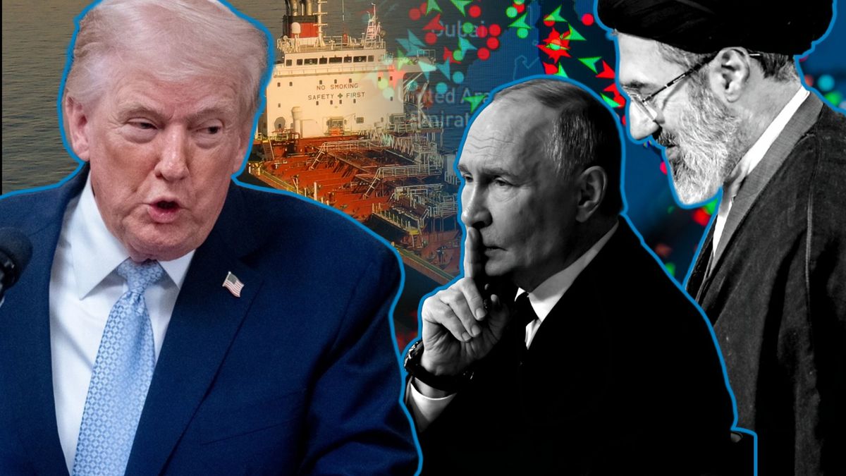 Donald Trump/ Władimir Putin/ Modżtaba Chamenei