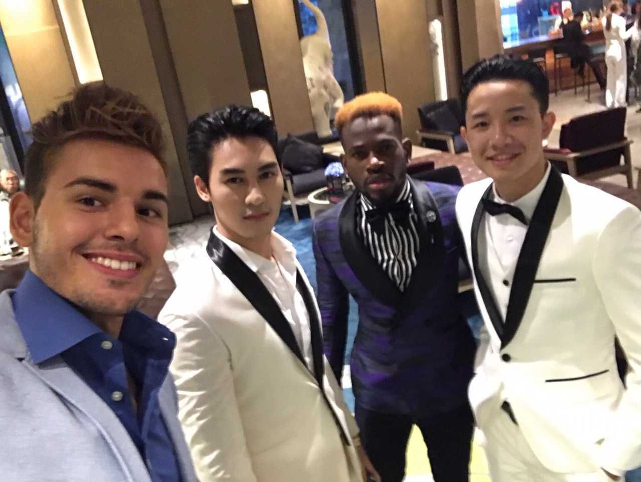 Michał Grudzień na wyborach Mister Global 2019