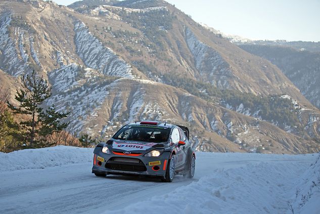 Robert Kubica w Rajdzie Monte Carlo / fot. p1sportsmedia.com