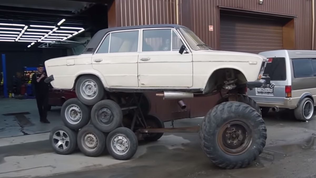 Tak wygląda samochodowy potwór Frankensteina w rosyjskim wydaniu