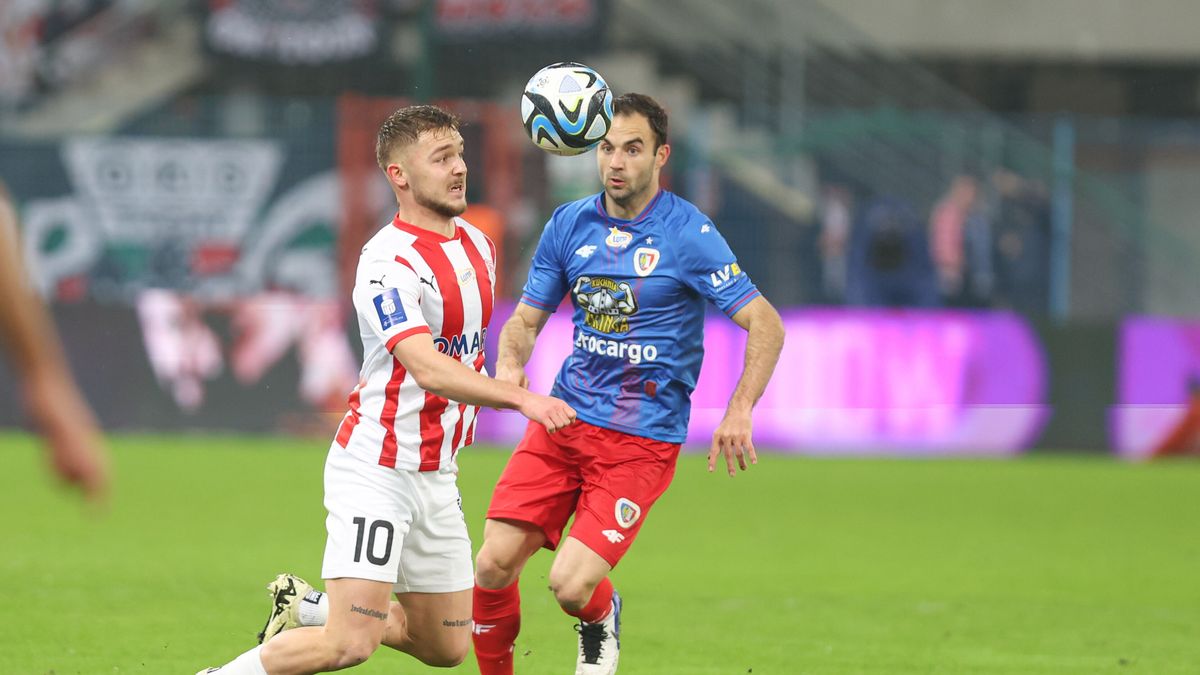 PAP / Michał Meissner / Na zdjęciu: mecz Piast - Cracovia