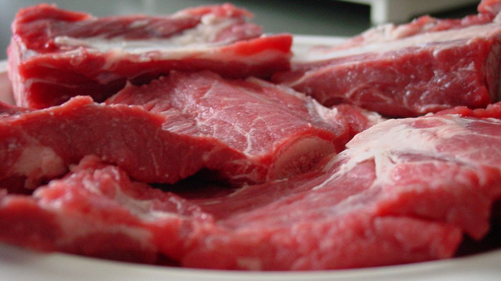 Surowe żeberka wołowe (samo mięso, III klasa mięsa)