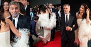 Troskliwy George Clooney ratuje Amal z opresji na czerwonym dywanie (ZDJĘCIA)