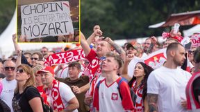Polski kibic "pozamiatał". Taki transparent pokazał w Berlinie