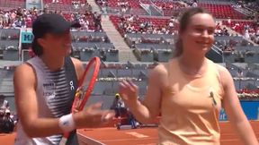 Przegrała z Igą 1:6, 2:6. Tak zachowała się po meczu