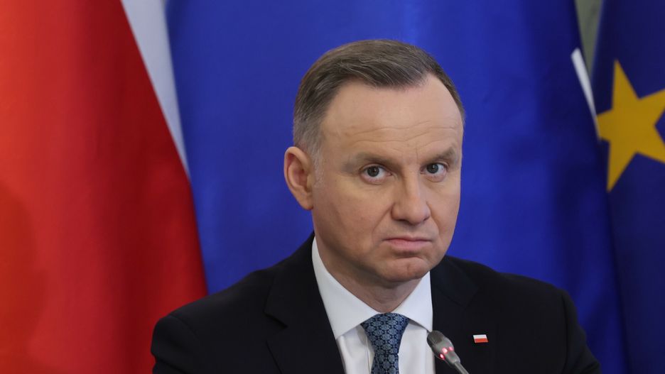 Posiedzenie Rady Bezpiecze?stwa Narodowego
24.02.2023 Warszawa Posiedzenie Rady Bezpieczenstwa Narodowego 
fot Jacek Dominski/REPORTER
n/z: Andrzej Duda
Jacek Dominski/REPORTER