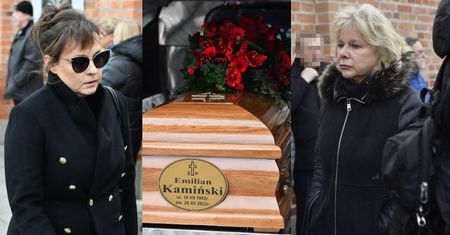 Pogrzeb Emiliana Kamińskiego. Żegnają go Justyna Sieńczyłło, siostra Dorota Kamińska, gwiazdy i rodzina (ZDJĘCIA)