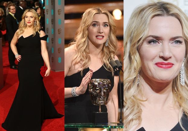 Piękna Kate Winslet na rozdaniu nagród BAFTA (ZDJĘCIA)