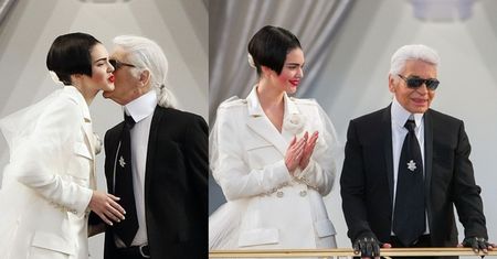 Siostra Kim całuje się z Lagerfeldem! (ZDJĘCIA)