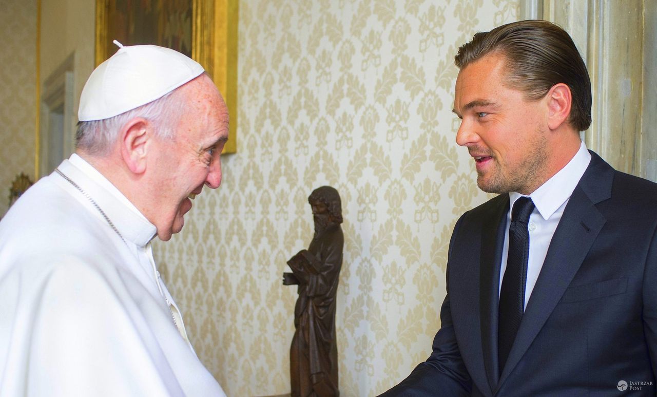 Leonardo DiCaprio z wizytą u Papieża Franciszka