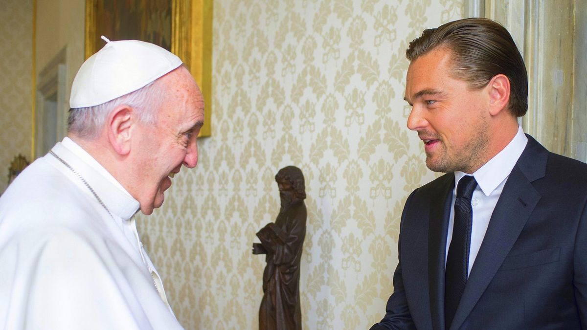 Leonardo DiCaprio z wizytą u Papieża Franciszka