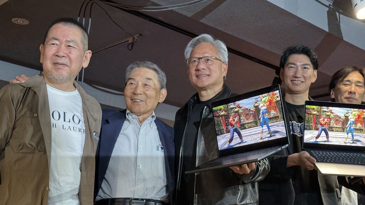Szef SEGA i NVIDIA prezentują nowe Virtua Fighter