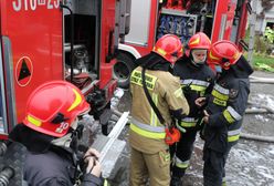 Warszawa. Pożar w bloku w al. "Solidarności". Strażacy znaleźli zwęglone ciało