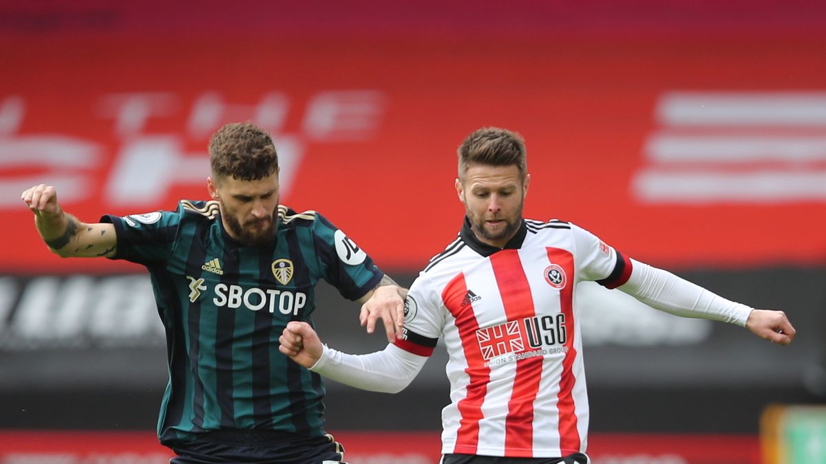 PAP/EPA / Molly Darlington  / Na zdjęciu: Mateusz Klich (z lewej) oraz Oliver Norwood